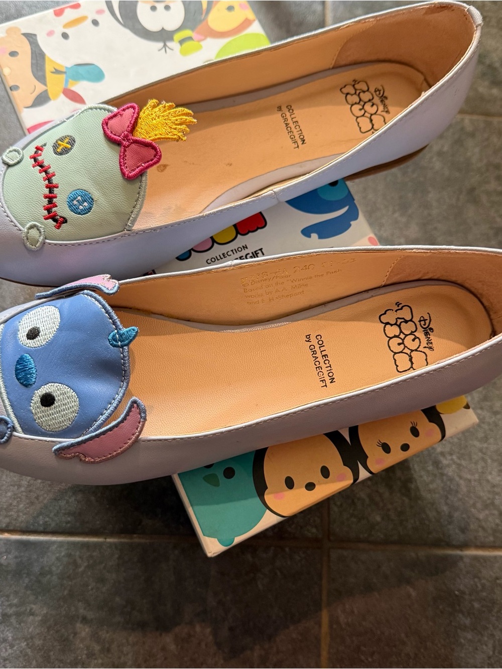 Disney Lavender Tsum Tsum Character Ballet Flats - Picture 3 of 3